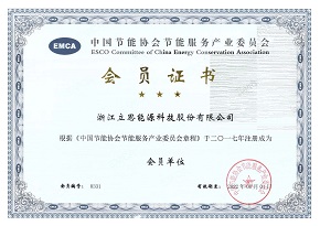 中国节能协会-会员证书